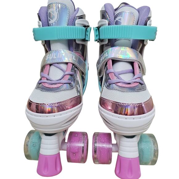 Sulifeel Rainbow Unicorn Roller Skates Medium New - Picture 8 of 14